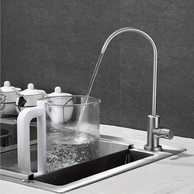 Neues Wasser AORA GT600 Umkehrosmoseanlage, 8-Stufen-Filtration, tanklos, Edelstahl SOFIA 1-Wege-Armatur, 1,57 l/min Durchfluss – Bild 7
