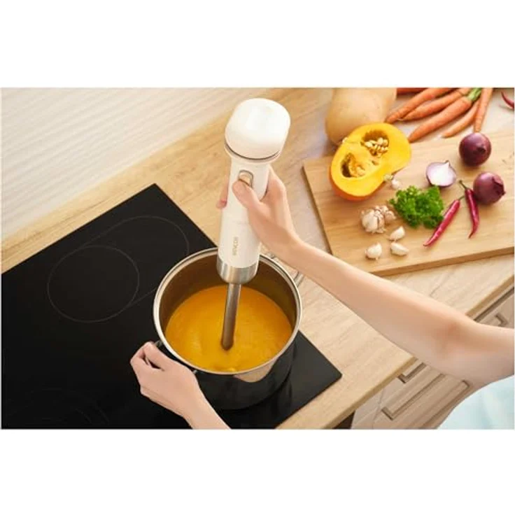 Sencor Drahtloser Stabmixer, 11,1 V 2000 mAh Lithium-Ionen-Akku, Titanmesser, USB-C-Ladung, inklusive Zubehör – Bild 4