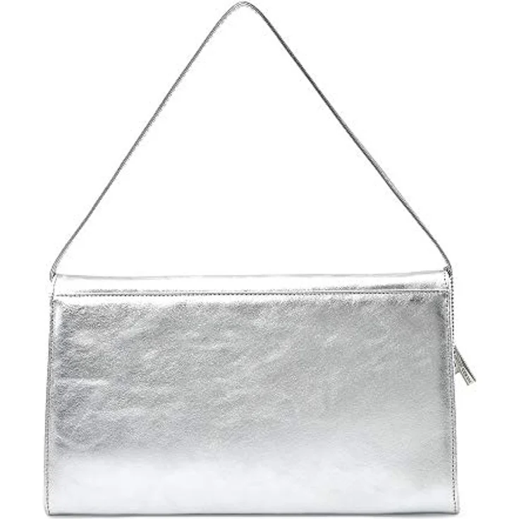 Picard Auguri, Handtasche Abendtasche in Silber, abknöpfbarer Henkel und vielseitig einsetzbar – Bild 2