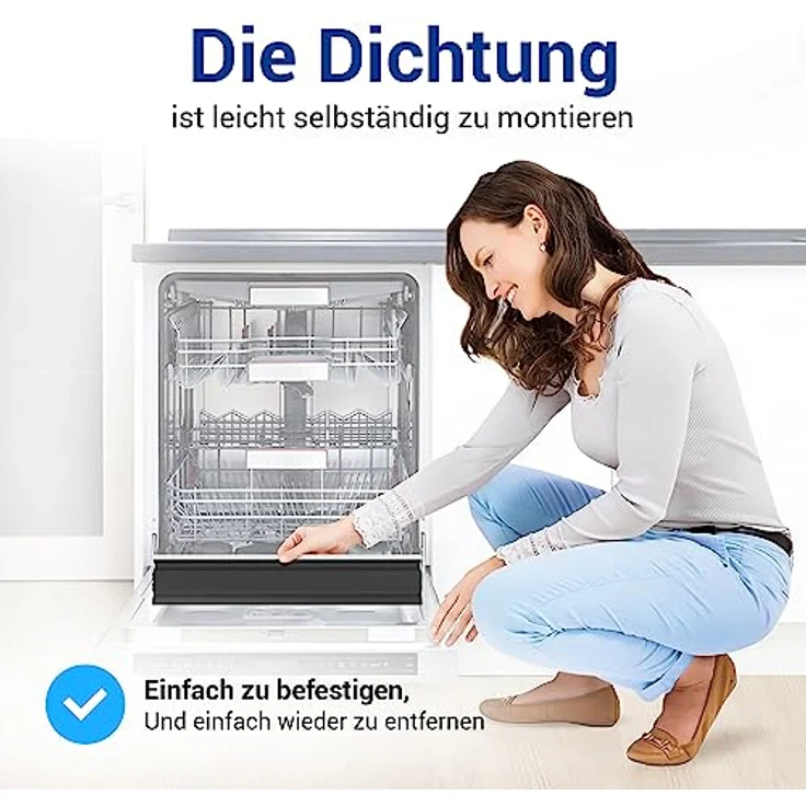 VIOKS Geschirrspüler Dichtung Unten Ersatz für Bosch Dichtung Spülmaschine 00298534 - Siemens Geschirrspüler Ersatzteile & Spülmaschine Zubehör – Bild 5