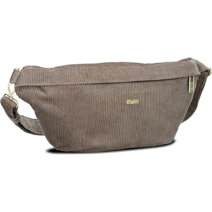 Zwei Mademoiselle.M Umhängetasche 40 cm, Braun, aus robustem Polyurethan mit verstellbarem Umhängeriemen und praktischen Fächern – Bild 1