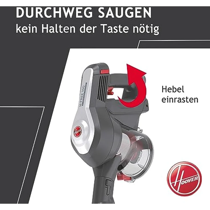 HOOVER HF122GPT 011 Handstaubsauger H-FREE 100 Pets mit Zubehör an Bord und Miniturbo-Düse ideal für Haustierbesitzer, 22 V Li-Ion-Akku – Bild 6