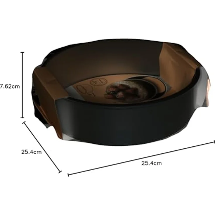 PME LBR103 Kuchenformen mit losem boden 10'' x 3'', Eloxiertes Aluminium, silber – Bild 5