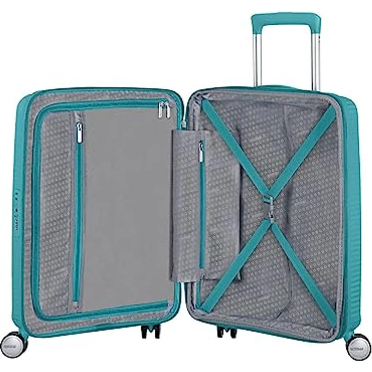 American Tourister Soundbox Spinner 55/20 TSA EXP Turquoise Tonic – Bild 7