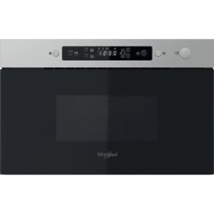 Whirlpool MBNA910X, Integrierte Solo-Mikrowelle mit 22 l, 750 W, Edelstahl-Oberfläche, Jet Defrost Technologie und Dampffunktion