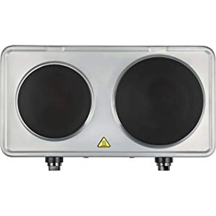 G3Ferrari Doppelkochplatte G1012200 Elektrische Kochplatten CALDOS Zelten Camping Outdoor kochen, Rostfreier Stahl – Bild 2