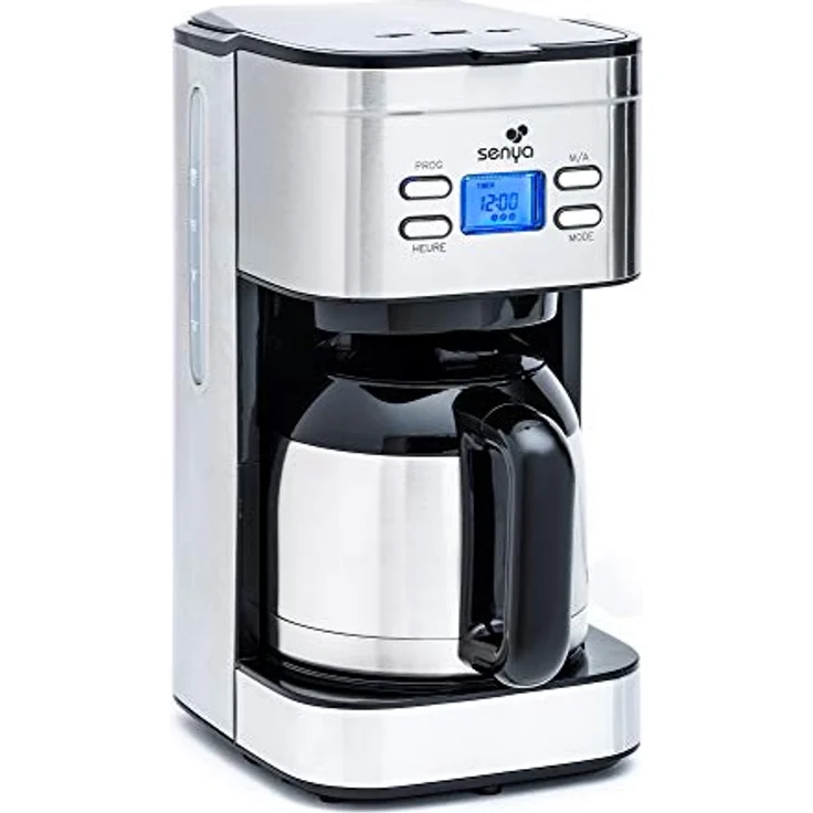 Senya SYBF-CM025 Kaffeemaschine, Stainless Steel, 1.2 liters, edelstahl – Bild 2
