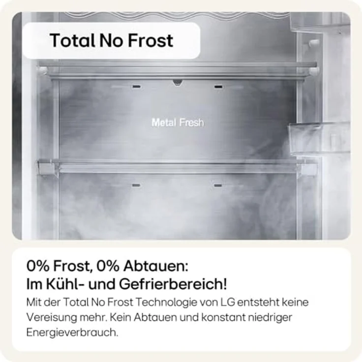 LG Side-by-Side Kühlschrank GSGB71PYLL Prime Silver mit Wassertank – Bild 4