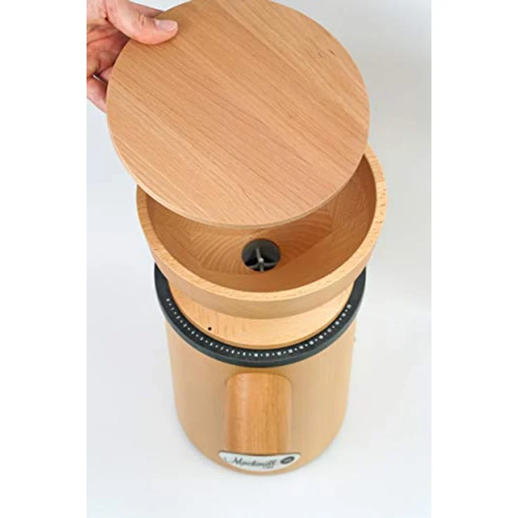 Mockmill Professional 200, elektrische Getreidemühle, 200 g/min, Dauerbetrieb, Buche, 600 Watt, natur – Bild 5