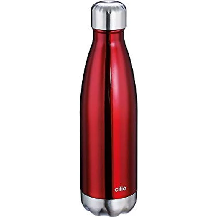 Cilio Elegante Isolierflasche, Edelstahl, Schwarz, One Size – Bild 1