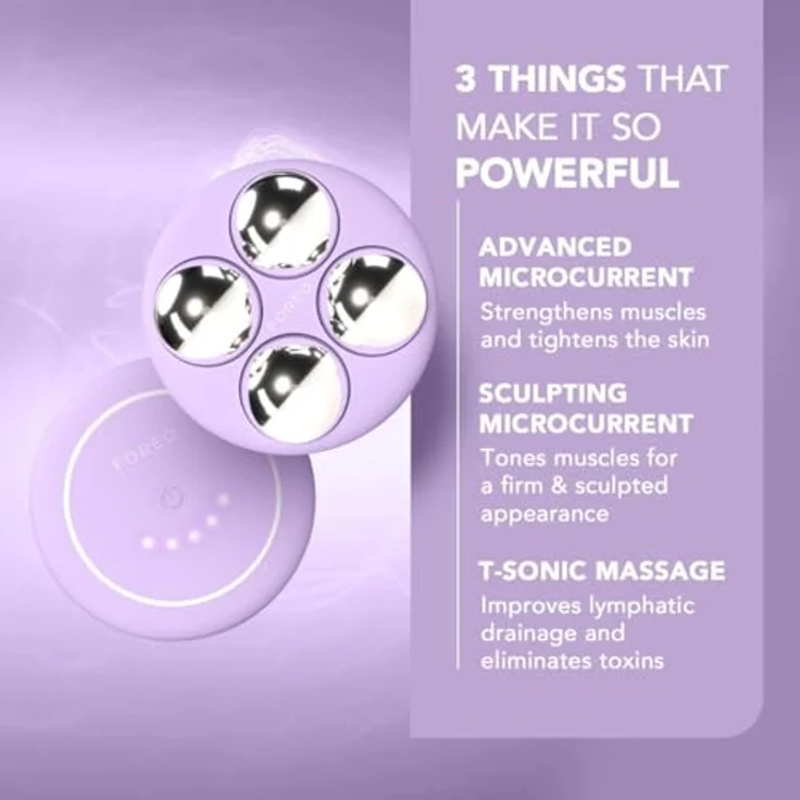 FOREO BEAR™ 2 body, Körperstraffungsgerät mit Mikrostrom und T-Sonic™ Massage, lavendel – Bild 3