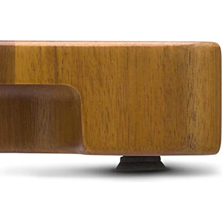 WMF Schneidebrett, XL 40 x 32 cm x 4 cm, Holz, Akazienholz, klingenschonend, große Arbeitsfläche, Stirnholzoptik – Bild 4