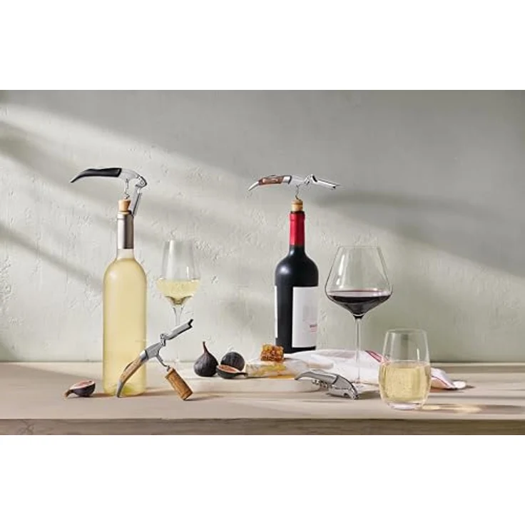 Le Creuset Sommelier Abridor Sacacorchos, zwei Zeitstufen mit Kapselschneider, schwarz – Bild 5