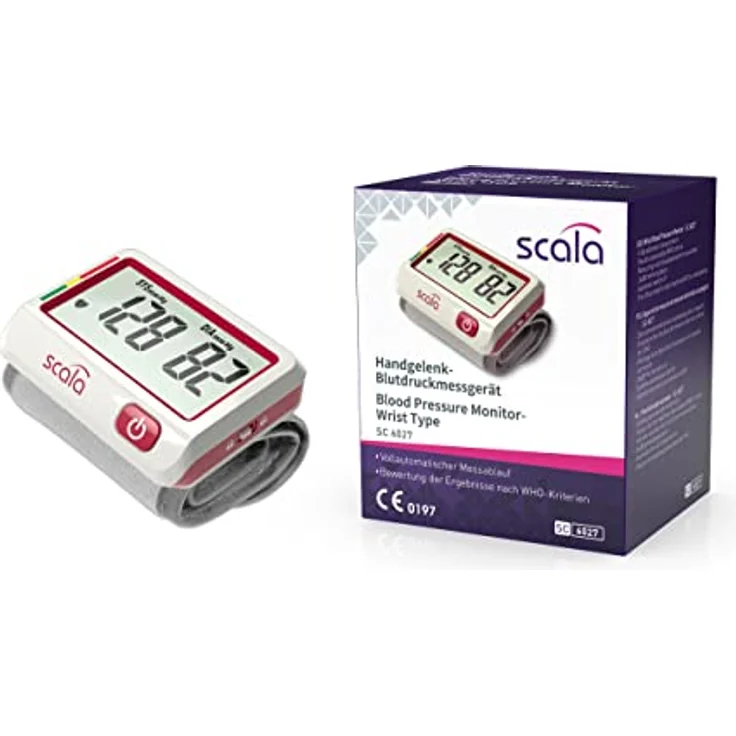 scala SC 6027 A Handgelenk Blutdruckmessgerät mit großer LCD Anzeige – Bild 1