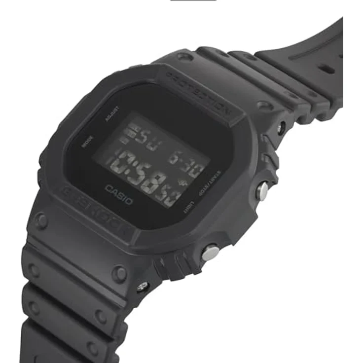 Casio Armbanduhr DW-5600UBB-1ER Schwarz, Sportuhr Taucheruhr Digitaluhr 48.90 mm – Bild 2