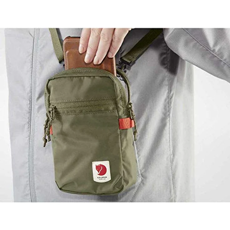 Fjällräven Umhängetasche High Coast, Polyamid mit Handytasche und Schlüsselhalter, schwarz – Bild 7