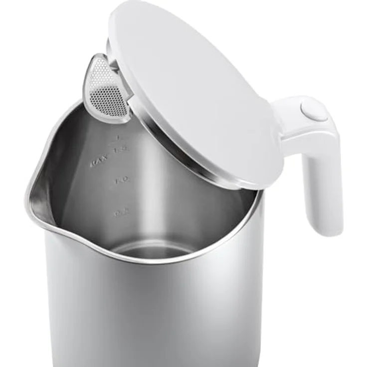 Zwilling Enfinigy Pro Wasserkocher, 1850 Watt, mit Temperatureinstellung, 1,5 l, Abschaltautomatik, Trockengehschutz, Überhitzungsschutz, Edelstahl, Silber – Bild 2