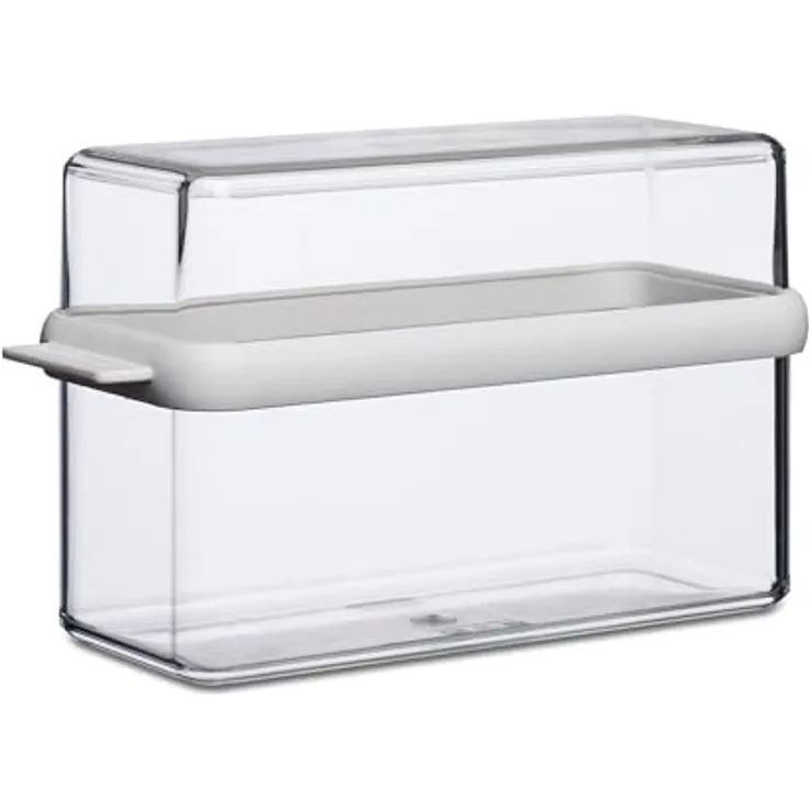 Mepal Knäckebrotdose Stora, Plastik, Weiß, 9 x 12.8 cm