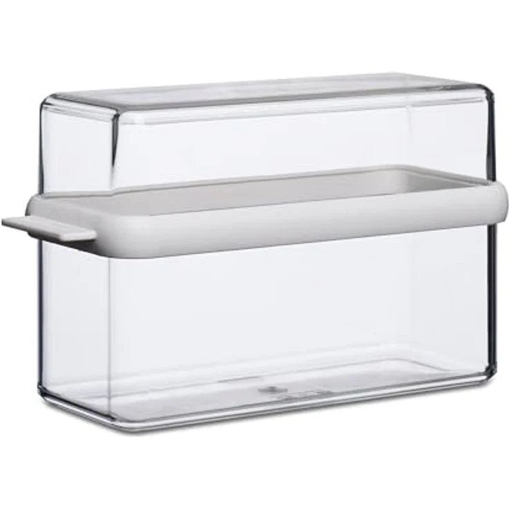 Mepal Knäckebrotdose Stora, Plastik, Weiß, 9 x 12.8 cm – Bild 1