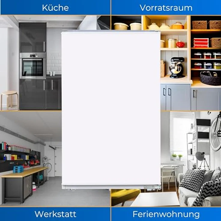 Exquisit Einbau-Gefrierschrank EGS101-080E | 77 L Volumen | 87cm hoch | weiß – Bild 4