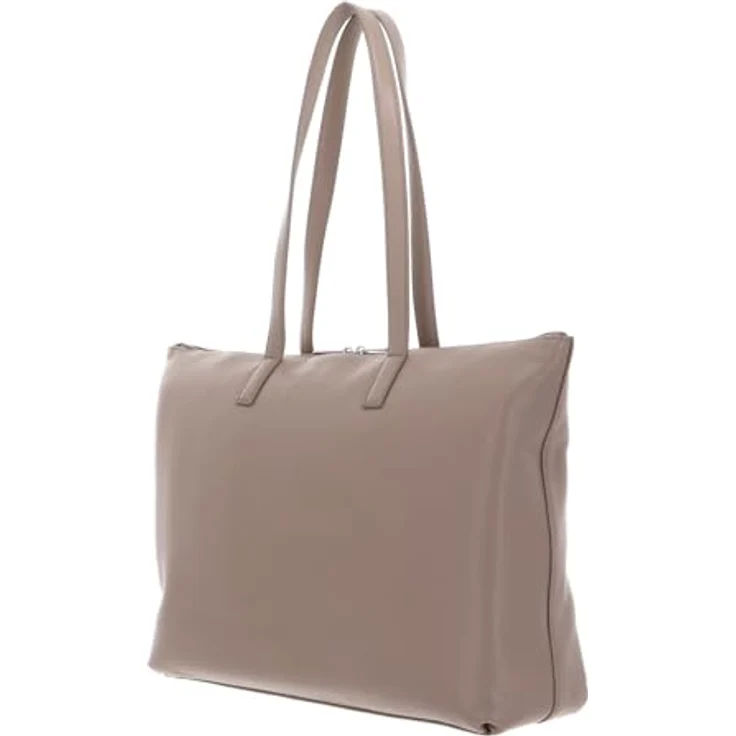 Mandarina Duck Mellow Leather PC Shopper FZT54, eleganter Shopper aus italienischem Kalbsleder, Nude, 42 x 12 x 31 cm – Bild 4