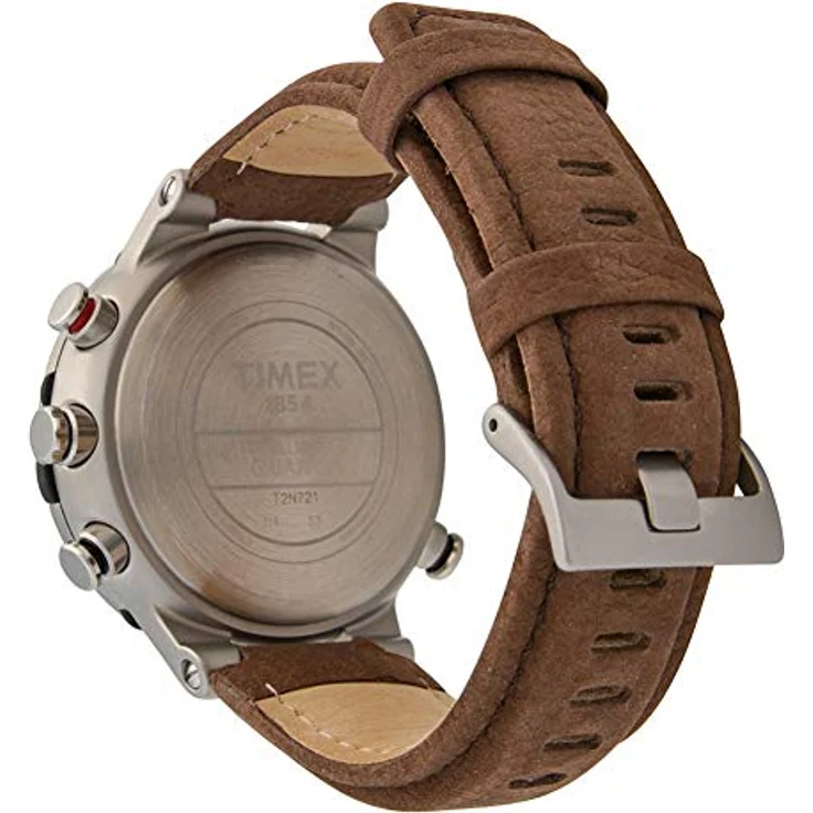 Timex Intelligent Quartz Herren-Armbanduhr Tide-Tem-Kompass 45mm, mehrfarbig, Quarzwerk, Silikon-Armband, Quick-Date, Indiglo Funktionen – Bild 3