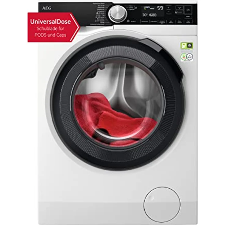 AEG LR8E80690 / WiFi / UniversalDose Schublade / 9.0 kg / Leise / Nachlegefunktion / Kindersicherung / Wasserstopp / 1600 U/min – Bild 2