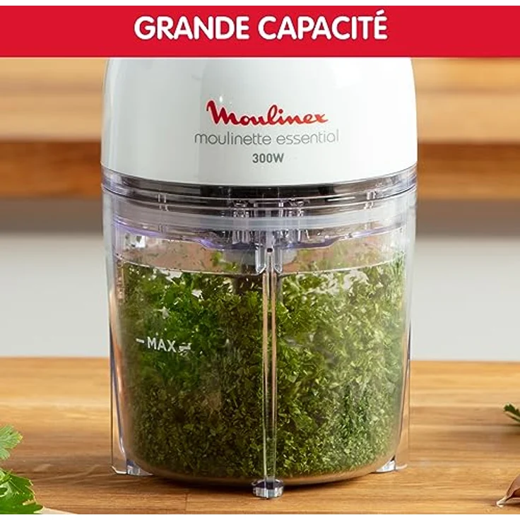 Moulinex DJ520 Moulinette Essential Universalzerkleinerer, 1 Geschwindigkeit, weiß – Bild 5