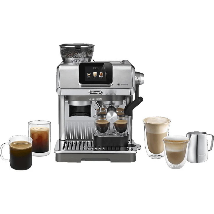 De'Longhi La Specialista Touch EC9455.M - 7 Kaffeespezialitäten Espressomaschine Edelstahl/Schwarz – Bild 1