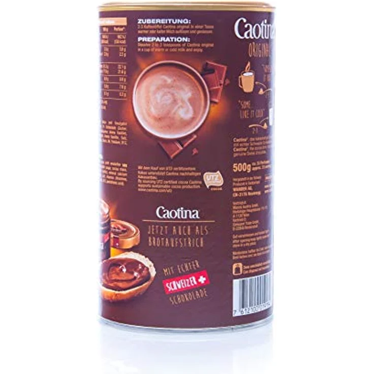 Caotina Original Kakao Vollmilch Dose, 500g – Bild 3