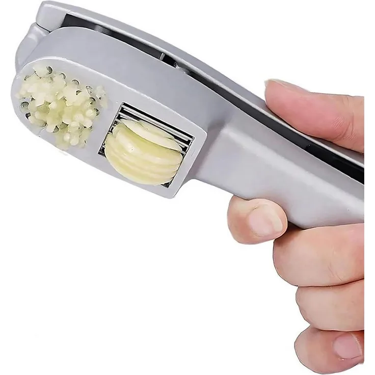 FELIXLEO Knoblauchpresse mit Schäler und Bürste, spülmaschinenfest, funktionales Design und Multi-Purpose-Tool