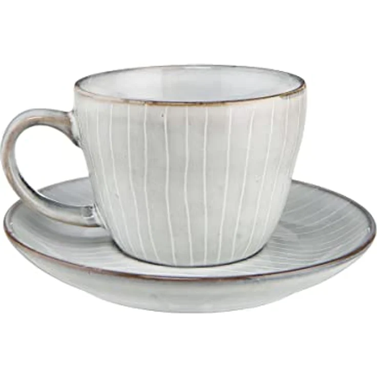 BUTLERS HENLEY 4x Kaffeetasse mit Untertasse 270ml – Bild 4