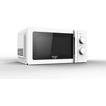 JUNG ADLER AD6205 Mikrowelle Klein, 20 L Garraum, Kompakte Mini Mikrowellengerät, 30 Min Timer, Auftaufunktion, 700W, 5 Stufen, Platzsparend, Mechanische Steuerung, 44,6 x 34 x 24,3 cm