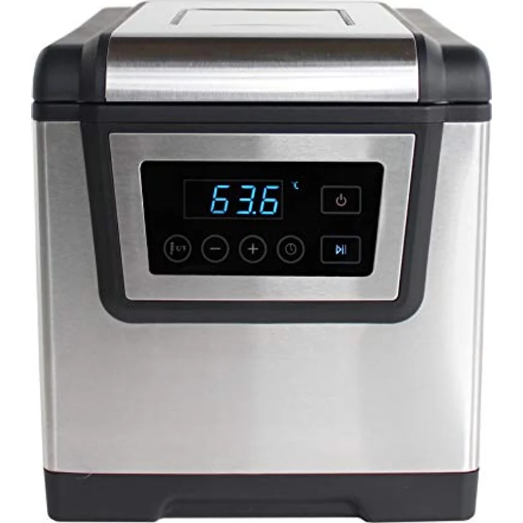 Maxxo SV 06, Professioneller Sous-Vide Kocher 6L, Edelstahl schwarz, 1200W mit Touchscreen, Temperaturoption 25-85 °C, Wasserkreislaufsystem – Bild 2