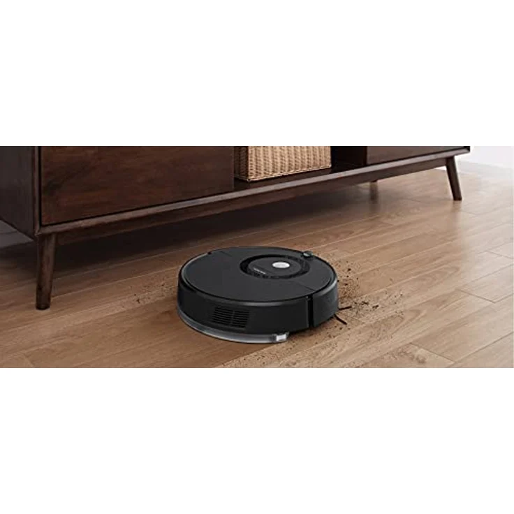 Roborock E5 Saug- und Wischroboter mit Fernbedienung & App-/Sprachsteuerung (2500Pa Saugleistung, 200min Akkulaufzeit, 640ml Staubbehälter, 180ml Wassertank, Gyroskopen-Sensoren-Routensystem) Schwarz – Bild 4
