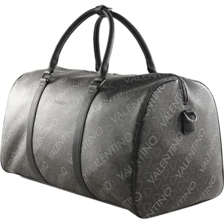 Valentino Zefir Weekender Reisetasche, 50 cm, 100% Polyurethan, schwarz – Bild 2