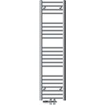 LuxeBath Badheizkörper 300x1400 mm, Chrom, mit Gerade Anschlussgarnitur und Durchgangsausführung