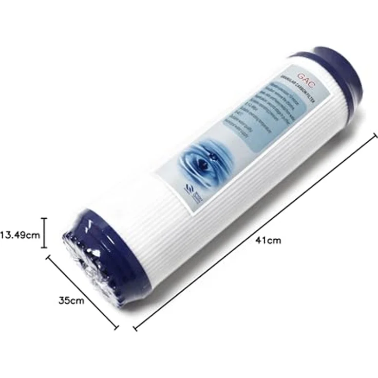 Naturewater TR203 3 Stufen Counter Top Wasserfilter, 0,5 µ Filterpatrone Sedimentfilter, 5 µ Aktivkohle Block, Aktivkohle Granulat, preisgünstig und effektiv in Wasserreinigung – Bild 9