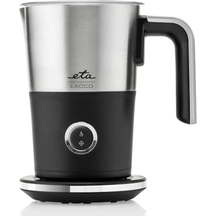 ETA Milchaufschäumer Lacco I elektrisch I 550 Watt I 300 ml I Antihaftbesichtigung I für Milchschaum heiss und kalt I Milch erhitzen I Kaffee, Cappuccino, Milchkaffee, Kakao, Kaffe Latte, Latte