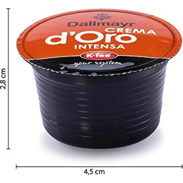 K-Fee Dallmayr Crema dOro Intensa, Kaffee, Lungo, Röstkaffee, Arabica Kaffee, Kaffeekapseln, 16 Kapseln, 700807 – Bild 4