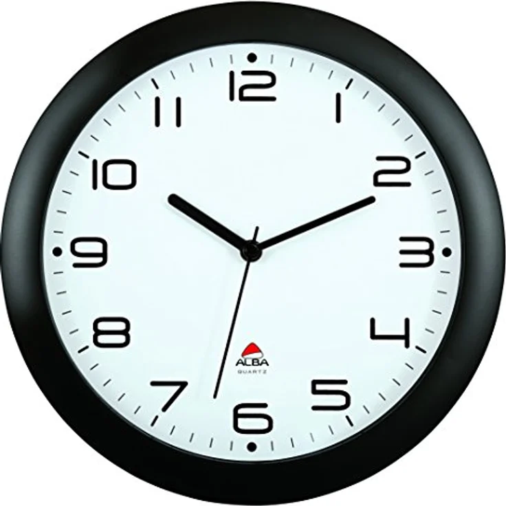 ALBA LAUTLOSE Uhr, Schwarz, 30 cm – Bild 1