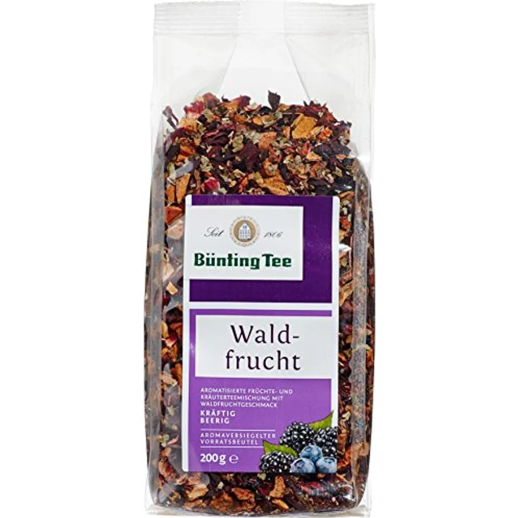 Bünting Tee Waldfrucht, 200g loser Tee – Bild 1