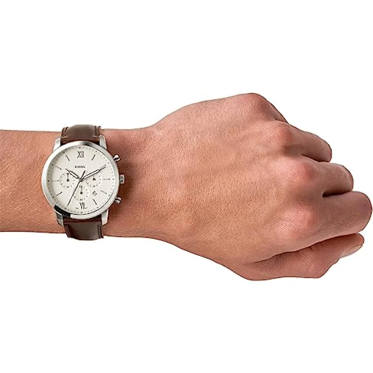 Fossil Herren Chronograph Quarz Uhr mit Leder Armband FS5380 – Bild 4