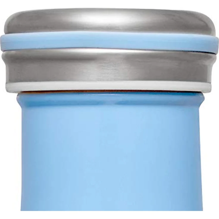 Lurch 240960 Thermo-Flasche für heiße und kalte Getränke aus Doppelwandigem Edelstahl, 0,75l, Pearl Blue – Bild 4