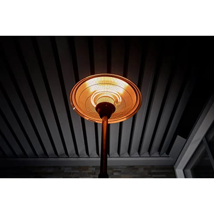 Enders Terrassenheizer Barcelona, Elektro Standstrahler, Heizpilz, Terrasse und Balkon, höhenverstellbar, 3 Leistungseinstellungen, 900 - 2.100 W, Infrarot-Strahlungswärme, inkl. Kippsicherung #4906 – Bild 2