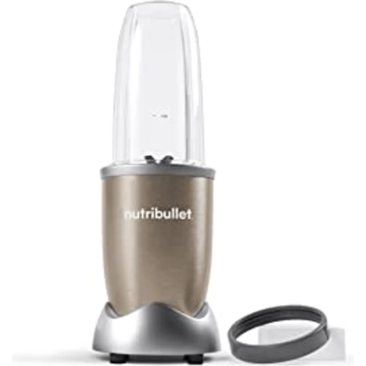 Nutribullet Smoothie-Maker 900 Pro, 900 W, 5-teilig, Edelstahl, Kunststoff, champagne – Bild 3