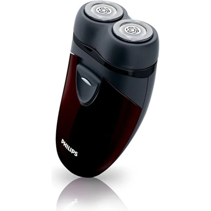 Philips PQ206/18, Elektrischer Reiserasierer für Herren, kabellos, 60 Minuten Akkulaufzeit, Close Cut System, selbstschärfende Klingen – Bild 4
