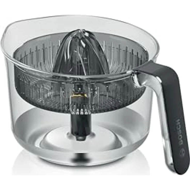 Bosch Zitruspresse MUZS68ZP für frische Säfte, Ausgießer, Griff, Serviergefäß, passend für MUM Serie 8 OptiMUM und Küchenmaschine Serie 6 - Preisvergleich – Bild 1