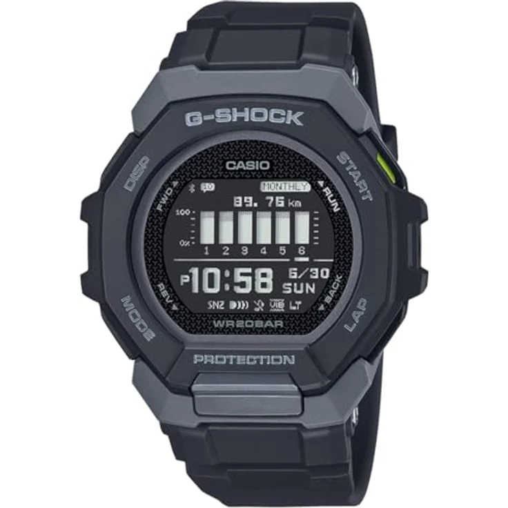 Casio G-Shock Men's Watch GBD-300-1ER, Bluetooth, Black Resin Case and Strap – Bild 1