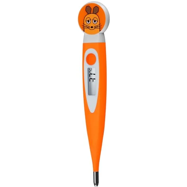 Die Maus Digitale Fieberthermometer für Kinder, flexibles Design mit 10 Sekunden Messzeit, wasserdicht und Fieberalarm – Bild 3